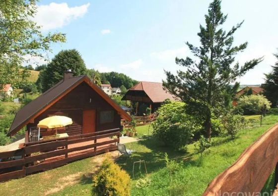 Domki drewniane Modrzewiowe Wzgórze Uherce Mineralne