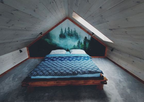 Domki nad jeziorem Sunia Żardeniki