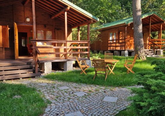 Ośrodek Puszczyk Sieraków Domki drewniane z Bali 