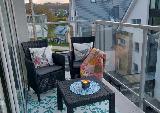 Apartament Cień Wiatru widok na jezioro