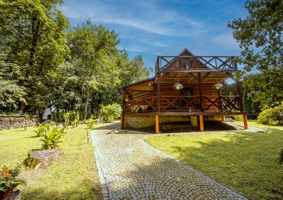 Klimatyczna Willa z bali na Roztoczu Sułów 