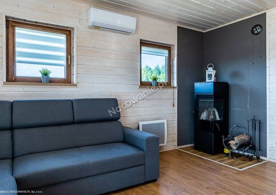 Domki WESTERN HOUSE Giżycko Fuleda Sauna Jacuzzi Kominek
