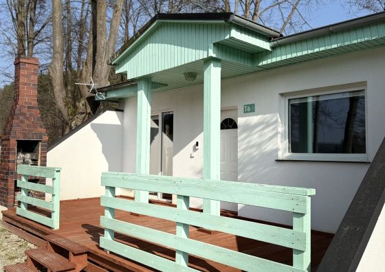 Domek nad jeziorem, z plażą -  Lake Park Łagów (Mundi)