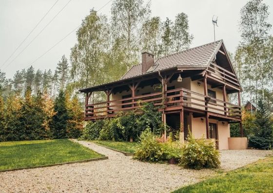 Domek Aleksander z basenem, banią ruską i sauną