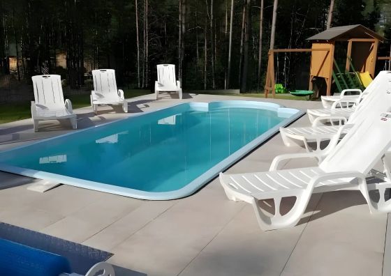 Domek Aleksander z basenem, banią ruską i sauną