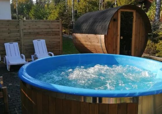 Domek Julia z banią ruską i sauną Zdunowice