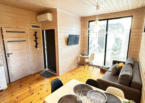 Domki Skandynawia z basenem Dąbki