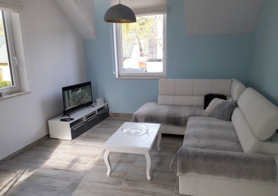 Nadmorski apartament z ogrodem Łukęcin 