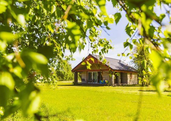 Surf Domki Habenda z sauną ogrodową Sarbsk