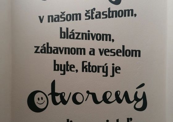 Apartmán blízko centra v Martine
