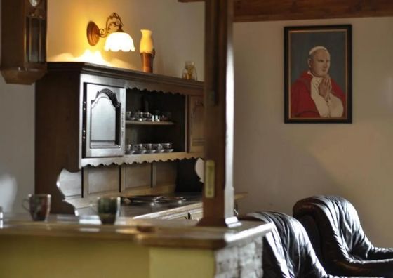 Drewniany domek z piernika Iwaniska