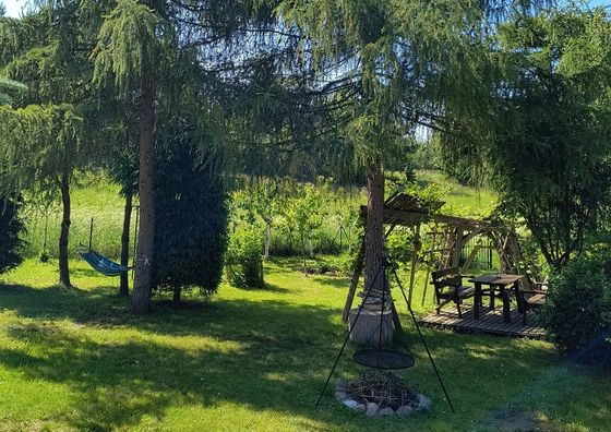 Dom z ogrodem na Mazurach