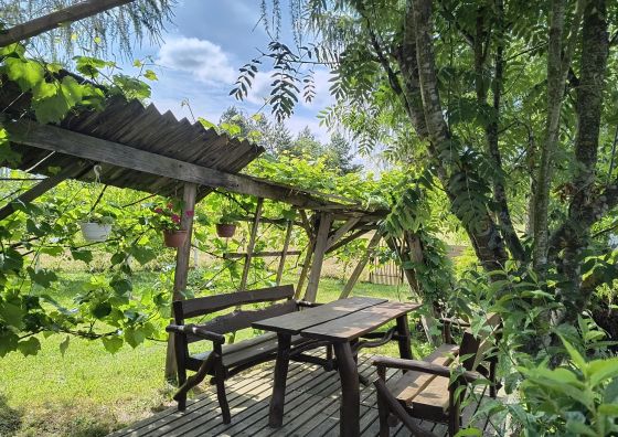 Dom z ogrodem na Mazurach