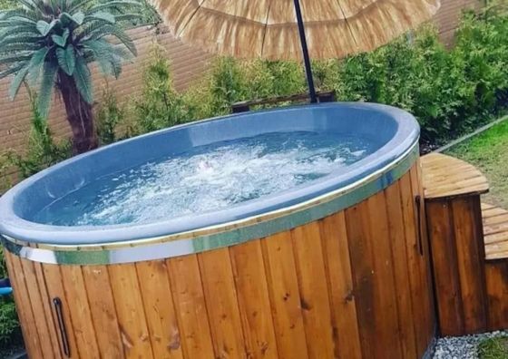 Sychusiowe Chatki Domki z jacuzzi i basenem Lubkowo