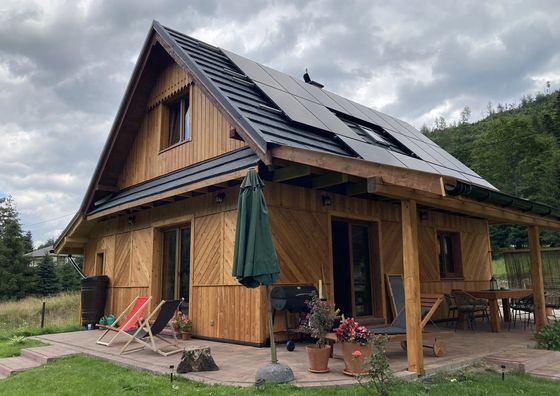 Modrzewiowy domek - Bułkowisko Rycerka Górna, Żywiec