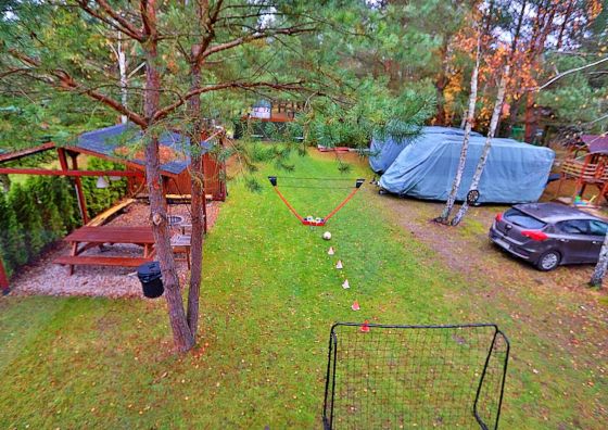 Całoroczny, drewniany domek przy lesie Prażmów Nowy