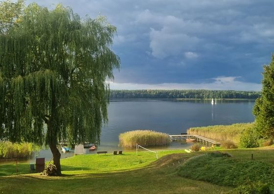 Domki nad Jeziorem z własną linią brzegową Rybical 1 Ryn