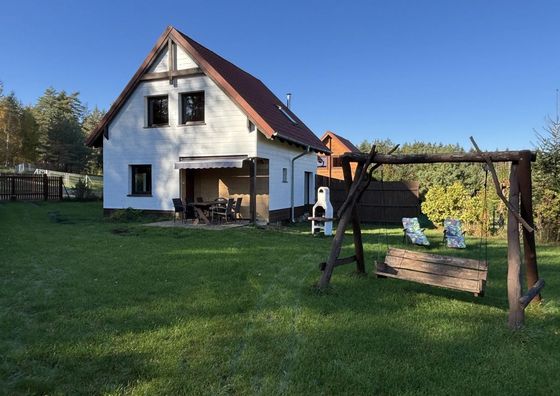 Domki przy lesie nad Jeziorem Tałtowisko Skorupki 