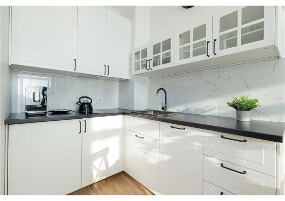 Ku Morzu 1D | Niebiesko-Beżowy Apartament | Basen Sianożęty