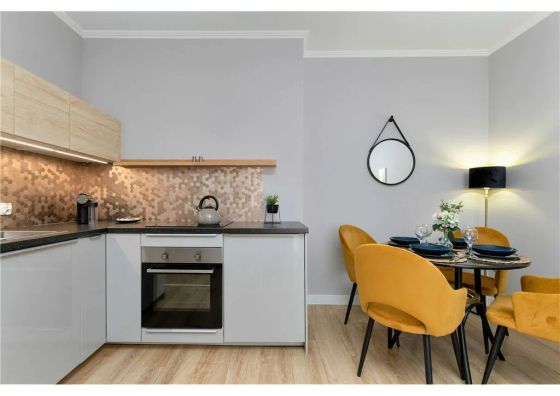 Długie Ogrody 18E | Blue and Yellow Apartment Gdańsk