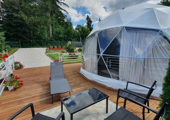 Hain Glamp Karkonosze - namiot z jacuzzi i sauną Przesieka