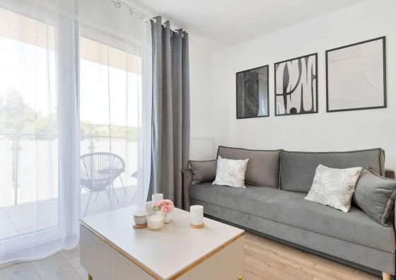 Słoneczny Apartament z Balkonem | Parking