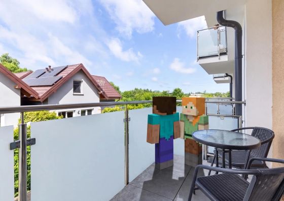 Apartament Inspirowany Grą Minecraft | Konsola