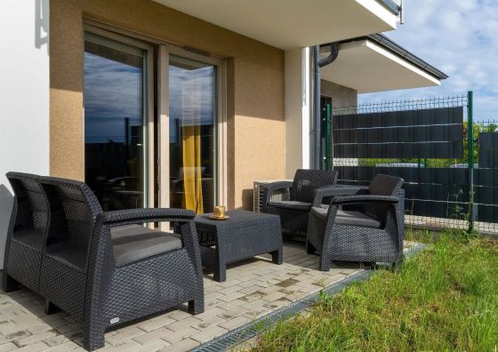 Ekskluzywny Apartament z Ogródkiem | Klimatyzacja