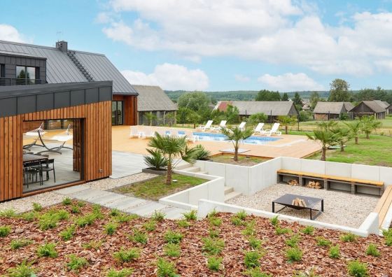 Rezydencja Wierzchlesie z basenem, jacuzzi i sauną