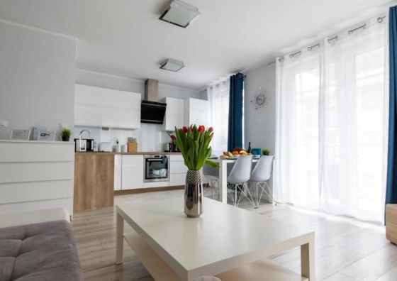 Apartament 6M Rewal w cenie basen, jacuzzi, siłownia, sala zabaw, free private parking 