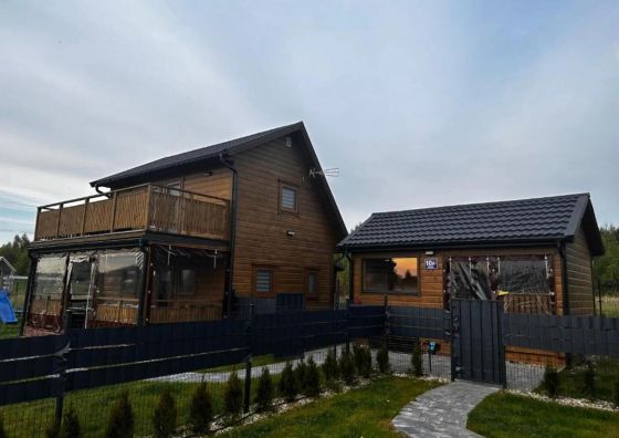 Domek Western House Giżycko Fuleda z Sauna i Jacuzzi