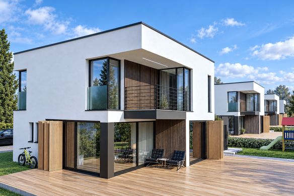 Projekt domu EX 2 G1 energo plus (bliźniak)