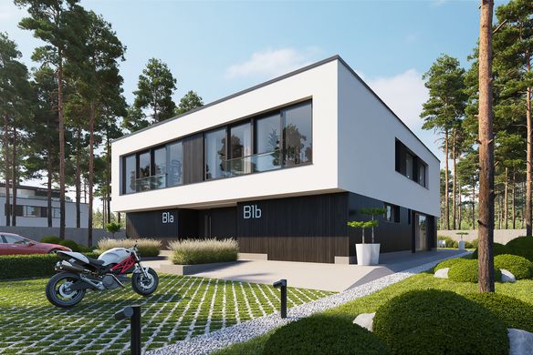 Projekt domu D21-B1 G1