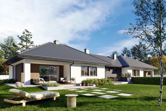 Projekt domu Mini 1 G2 (dwulokalowy)