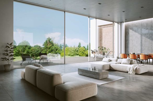 Panoramiczne drzwi przesuwne MB-Skyline Type R od Aluprof