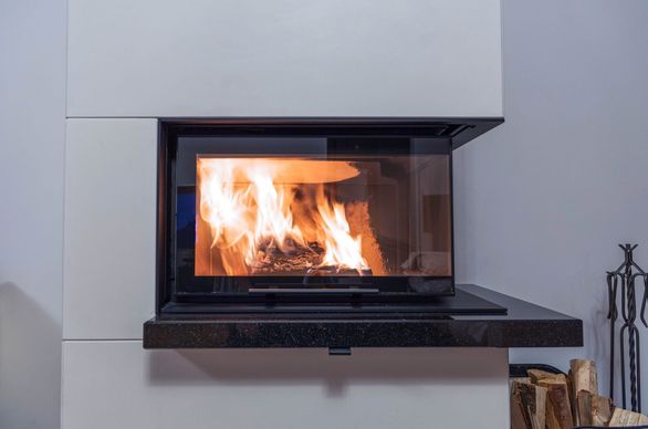 Kominek z płaszczem wodnym