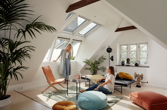 okna dachowe na poddaszu