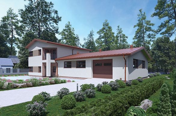 Dom z lokalem usługowym