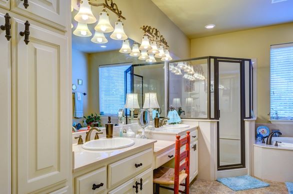 Łazienka w stylu prowansalskim