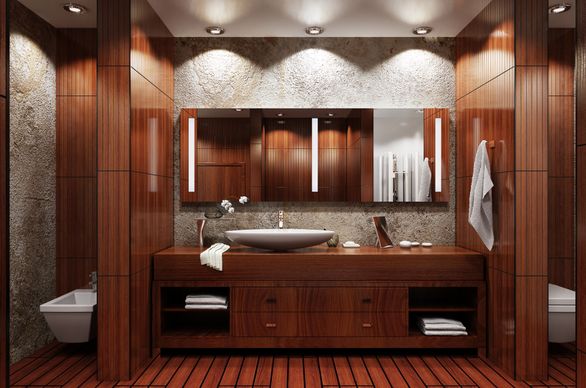 Łazienka w drewnie – czy warto wykorzystać drewno w łazience?