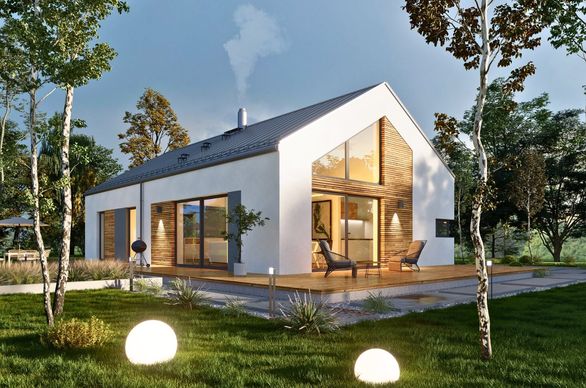 Projekt domu w stylu nowoczesnej stodoły