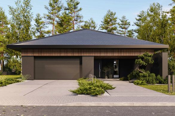 płyty betonowe projekt domu HomeKoncept 104 KRX1229
