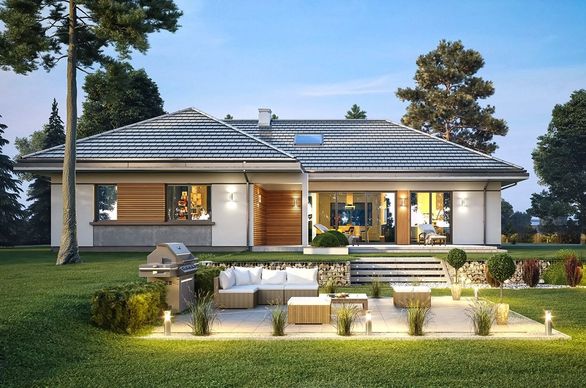 projekt domu Willa Parterowa 2 WAH1883 ranking projektów