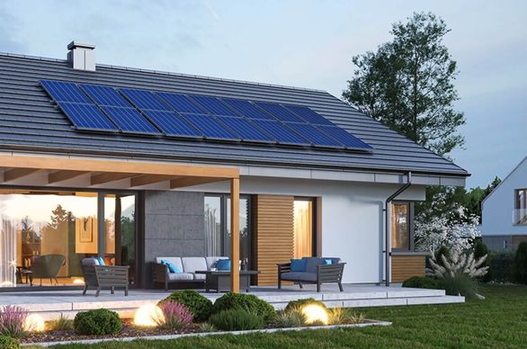 odnawialne źródła energii przy budowie domu Dom na praktycznej 2 WAH2066