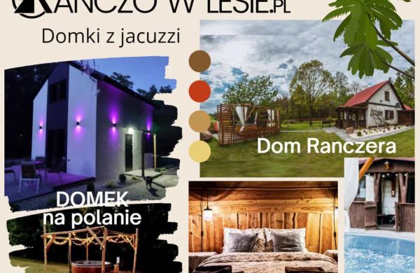 Ranczo w lesie - domki z jacuzzi Ożarów