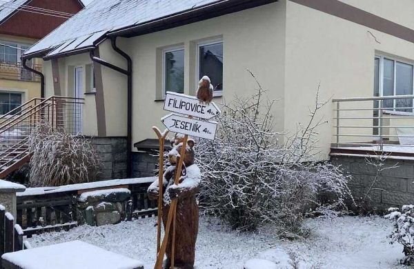 Chata u medvěda Adolfovice Bělá pod Pradědem