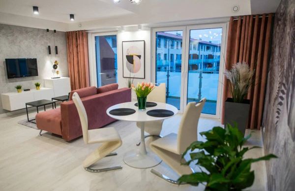 Nowoczesny 2 poziomowy apartament Biskupiec