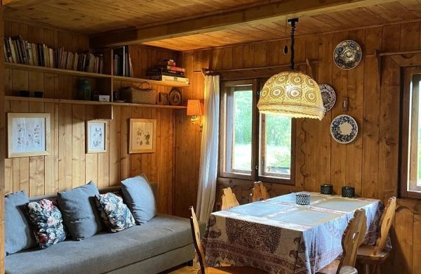 Drewniany domek BB nad rzeką - Krynica-Zdrój