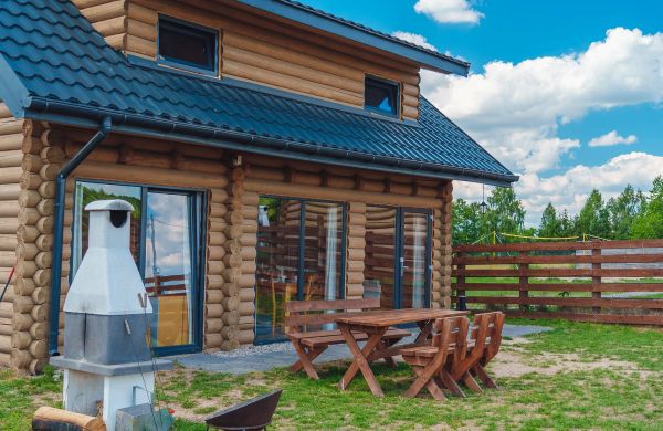 Zalesie 7D - domki nad jeziorem z własną linią brzegową MAZURY