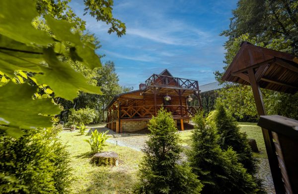 Klimatyczna Willa z bali na Roztoczu Sułów 